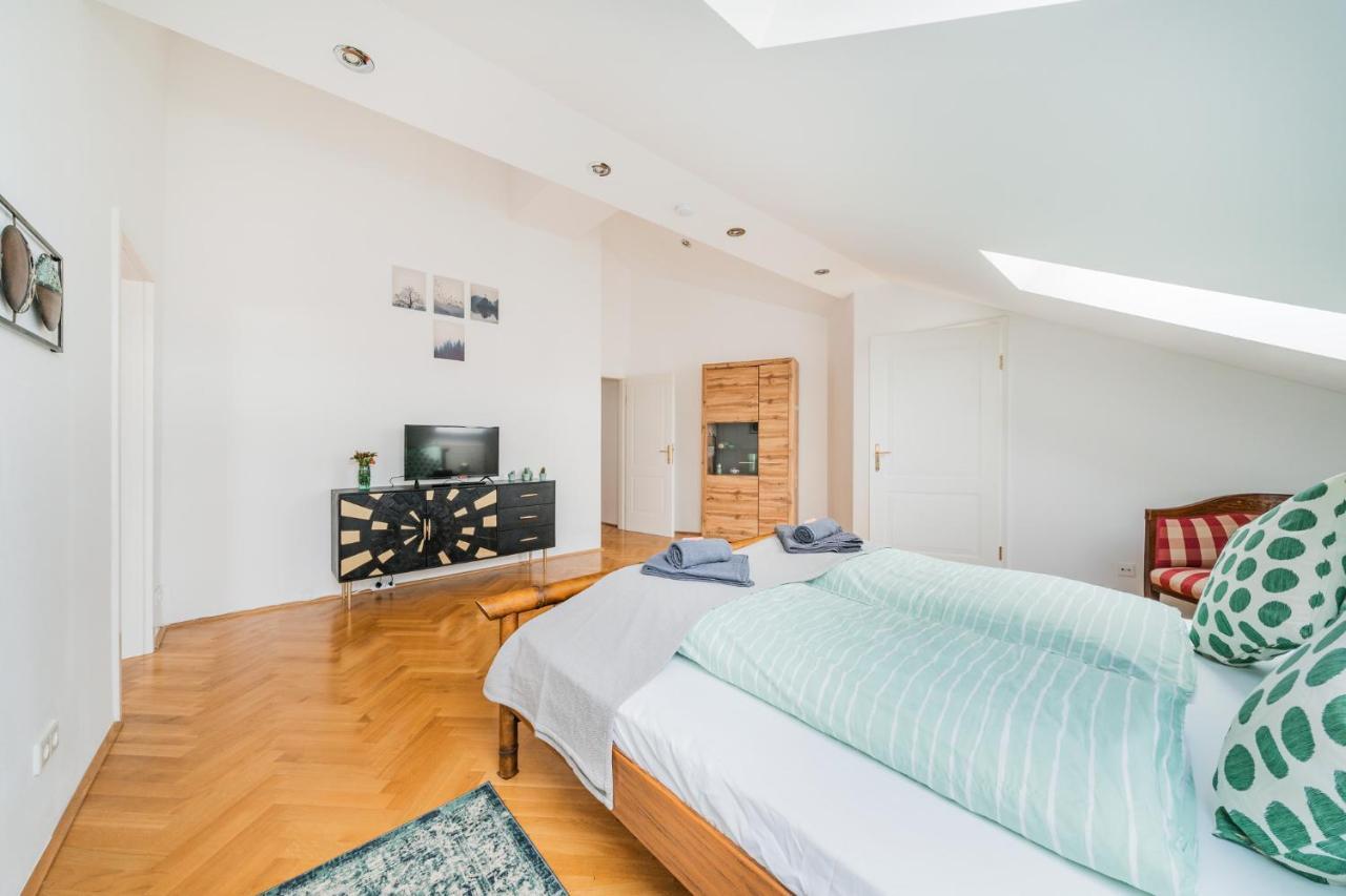 Penthouse Apartment - Sauna - Terrasse - Kamin - Ac Vídeň Exteriér fotografie